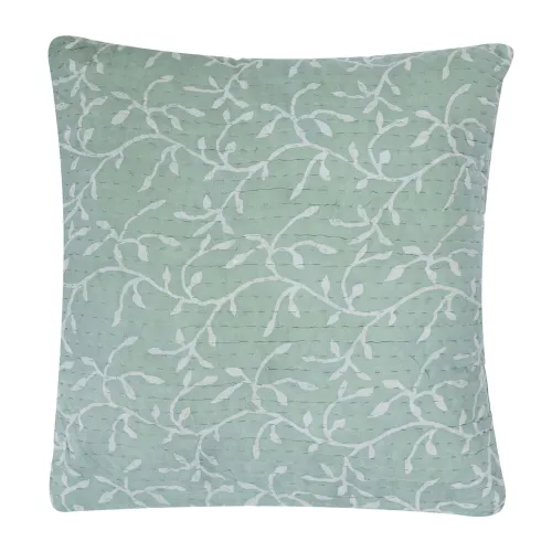 Almohadón Viscosa Verde Troon en Verde - Textiles, Uruguay | Divino