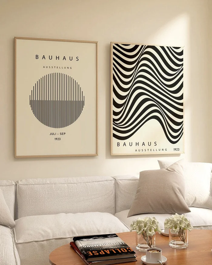 Bauhaus - Black 1923 en Multicolor - Láminas, Uruguay | La Cuadrería, vista 2