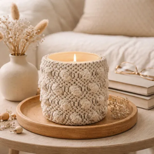 Porta velas ARUBA Beige - Decoración, Uruguay | Viasono
