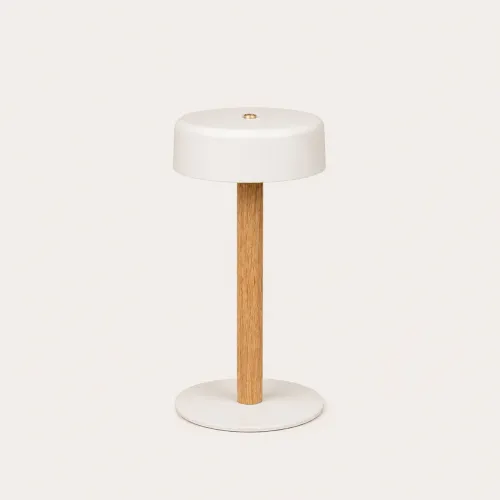LÁMPARA MESA SKIVE en Blanco - Lámparas de mesa, Uruguay | HomeTouch