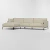 Sofá con chaise COSTA BEIGE IZQUIERDO - Sillones y sofás, Uruguay | Viasono, vista 3 de 5