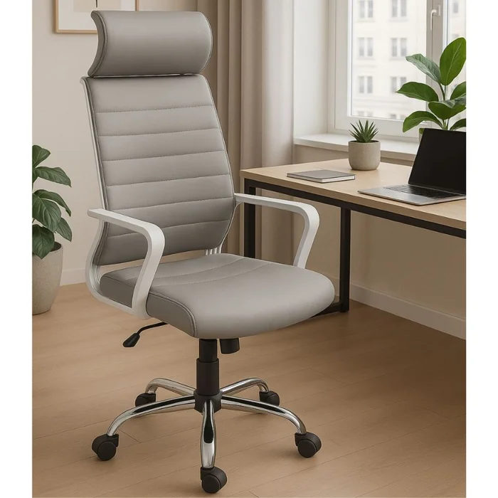 Silla de oficina AeroComfort Pro - Gris en Gris - Escritorios y sillas de escritorio, Uruguay | La Cueva Muebles