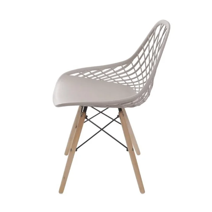 SILLA KAILA PP Y MADERA BEIGE en Beige - Sillas, Uruguay | Koz, vista 2