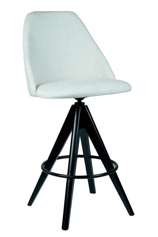 BANQUETA SOLAR MADERA NEGRA TELA 3007 49X49X100H CM - Butacas, banquetas y puffs, Uruguay | Vinibel, vista 3