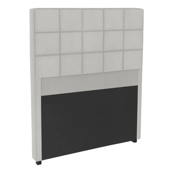 Respaldo 2 plazas diseño costuras invertidas - Beige en Beige - Respaldos de cama, Uruguay | Nario Hogar