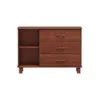 Comoda 3 Cajones 1 Puerta Madera Maciza Premium en Marrón - Cómodas, Uruguay | Rústico Hogar, vista 3 de 3