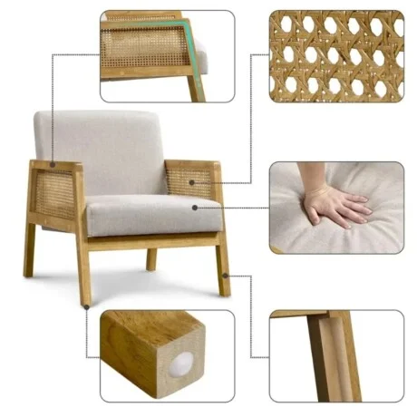 Butaca Karu en Beige - Butacas, banquetas y puffs, Uruguay | La Cueva Muebles, vista 15