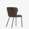 Silla Ciselia de borreguito negro y acero negro en Negro - Sillas, Uruguay | Kavehome, vista 5 de 8