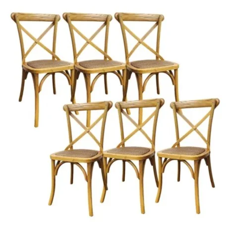 Promo 6 Sillas Vienesa en Madera natural - Sillas, Uruguay | La Cueva Muebles, vista 10