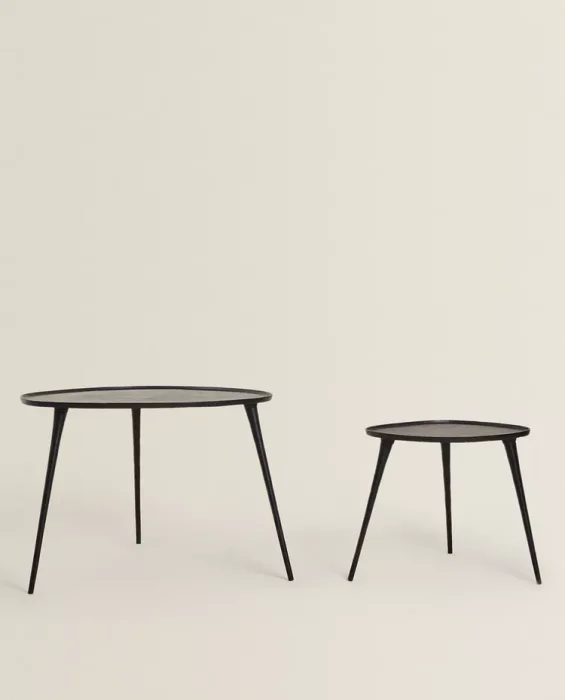 MESA AUXILIAR METÁLICA en Negro - Mesas de living, Uruguay | Zara Home, vista 2