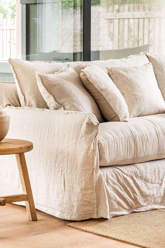 SILLON ALMA XL LINO CRUDO - 2.80 MTS en Blanco - Sillones y sofás, Uruguay | La Iberica, vista 12