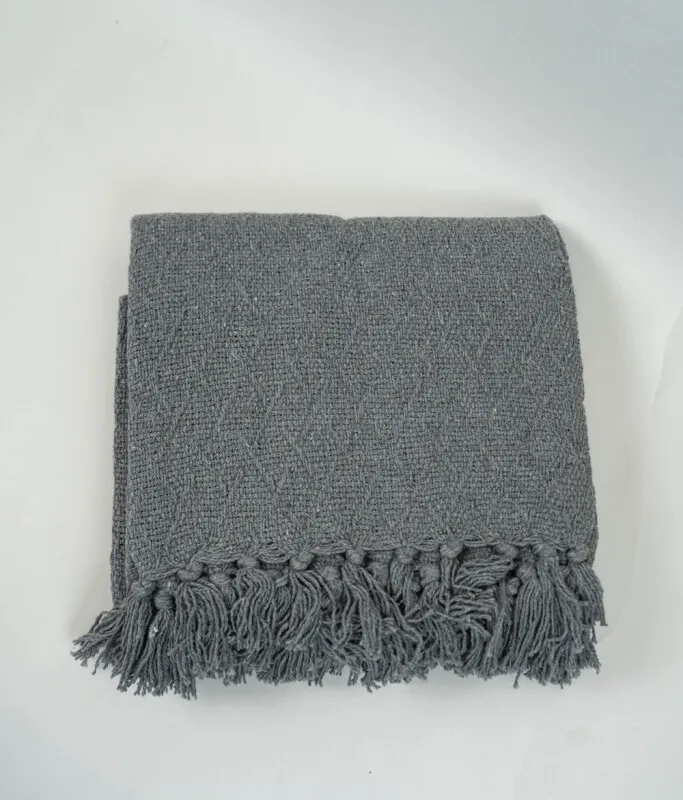 Manta Roma - Gris Melange en Gris - Textiles, Uruguay | Indian