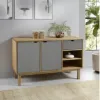 Aparador 2P/1C y nicho Mel/Gris Linea Nordica en Madera Maciza en Gris - Comedor, Uruguay | Que Sal Muebleria, vista 10 de 16