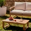 Mesa de centro exterior Sacaleta de madera maciza de eucalipto 100 x 60 cm FSC 100% en Madera natural - Mesas de living, Uruguay | Kavehome, vista 2 de 6