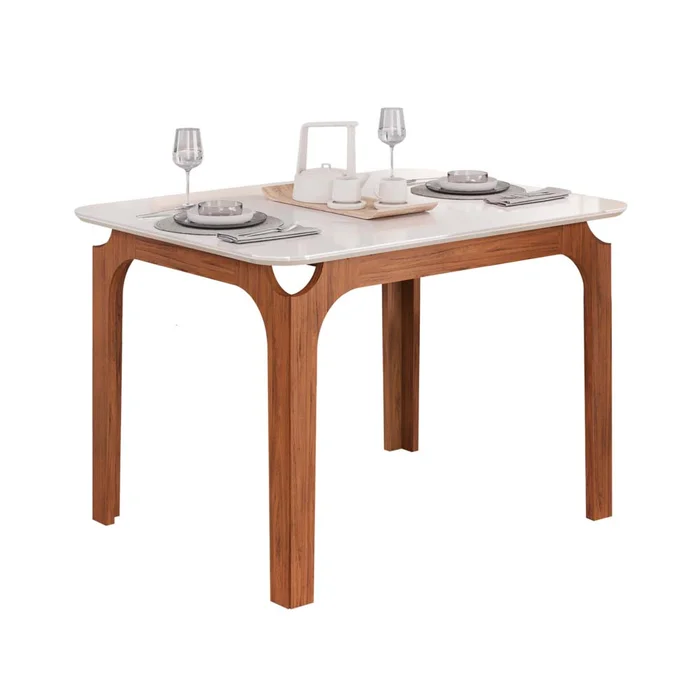 Juego Comedor Mesa 4 Sillas Tapizadas Mdf en Madera natural - Mesas de comedor, Uruguay | Soy Hogar, vista 2
