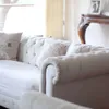 SILLON CHESTERFIELD - LINO ANTIMANCHAS - 2 CUERPOS en Off-white - Sillones y sofás, Uruguay | La Iberica, vista 1 de 2