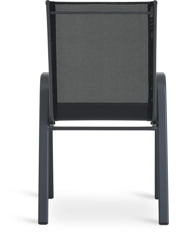 Silla apilable LEKNES negro en Negro - Muebles para el exterior, Uruguay | JYSK, vista 4
