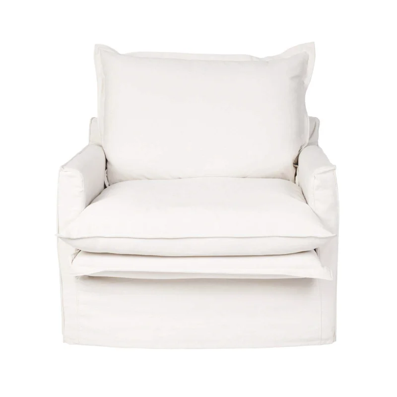Butaca Tela-premium Blanco Alaska en Blanco - Sillones y sofás, Uruguay | Divino, vista 3