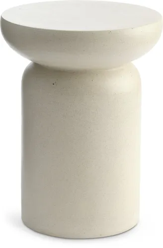 Mesa auxiliar LYDUM Ø34 fibrocemento gr en Beige - Mesas de arrimo, Uruguay | JYSK