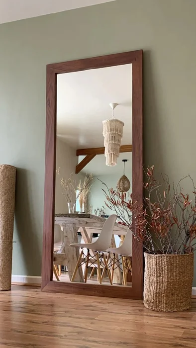 Espejo Rectángulo en Madera natural - Espejos, Uruguay | Tree House Deco, vista 4