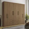 Ropero Placard 8 Puertas 6 Cajones Dormitorio Master Jatoba en Madera natural, Uruguay | Lais Muebles, vista 3 de 4