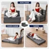 Sofa cama Foldie 1 cuerpo - Azul en Azul - Sillones y sofás, Uruguay | La Cueva Muebles, vista 5 de 8