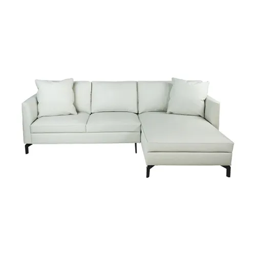 SOFA JOHNNY CHAISE DERECHO 250X90X92CM TELA SIMIL CUERO - Sillones y sofás, Uruguay | Vinibel