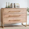 COMODA SUR - ALAMO Y HIERRO ORO VIEJO en Madera natural - Bibliotecas, Uruguay | La Iberica, vista 2 de 9