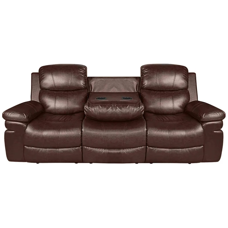 Sillón Reclinable 3 Cuerpos Pu Marron Mr2138 Choc. en Marrón - Sillones y sofás, Uruguay | Divino, vista 6