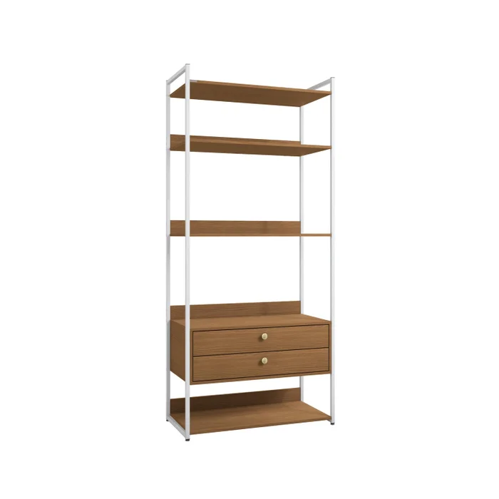 Closet Abierto Modular P49 - Linea Industrial en Madera natural - Roperos y placares, Uruguay | Balton, vista 11