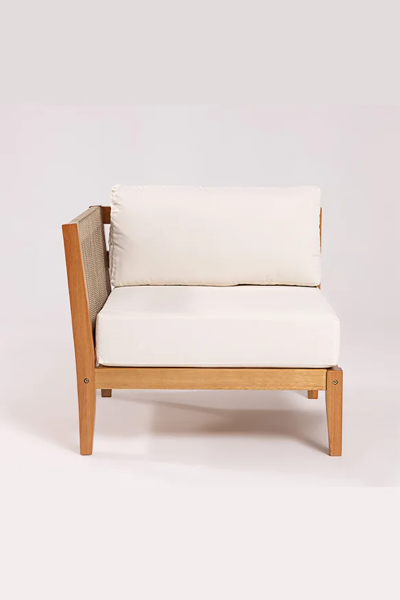 CANTO DER. CANNES CUERDA RAMI Y ACQUABLOCK CRUDO 78x74x66CM JATOBA - Muebles para el exterior, Uruguay | Vinibel, vista 2