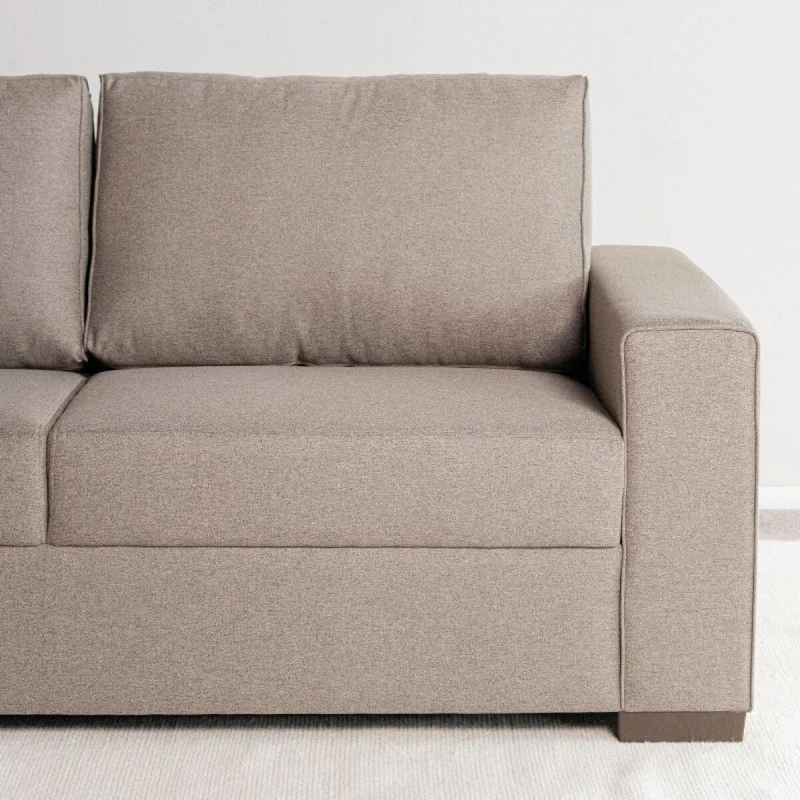 Sofá Segovia 3 cuerpos - Gris en Gris - Sillones y sofás, Uruguay | Fábrica Italiana, vista 5