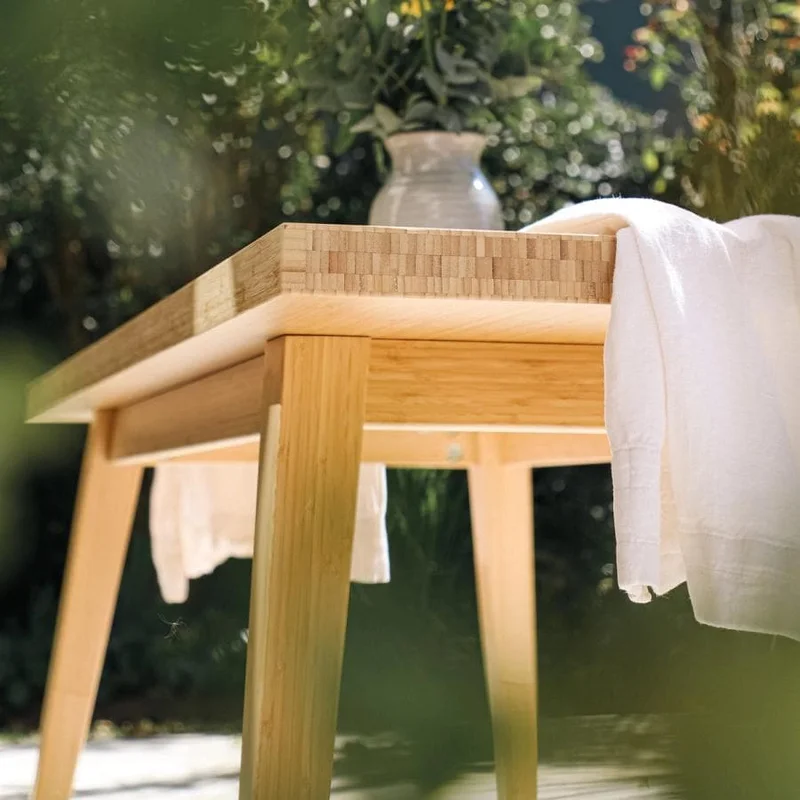 Mesa de Comedor Capri en Madera natural - Muebles, Uruguay | Uruguay Bamboo, vista 4