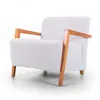 Butaca Finn - Tela Aquaclean - A fabricar en Blanco - Butacas, banquetas y puffs, Uruguay | NYR, vista 1 de 7