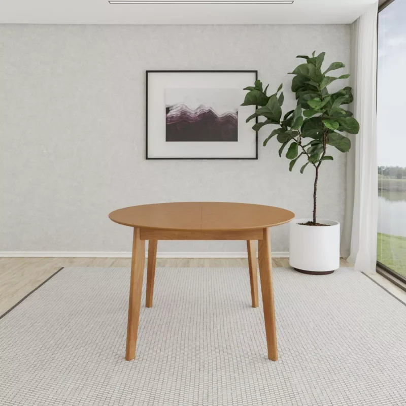 Mesa Boras Redonda en Madera natural - Mesas de comedor, Uruguay | Seppia, vista 3