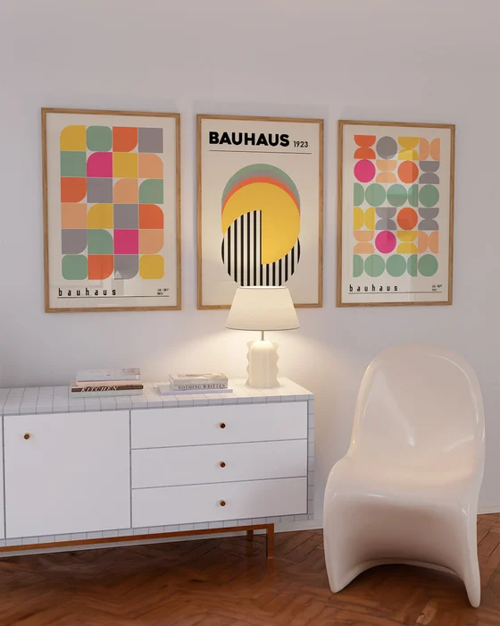 Bauhaus - Pastel en Multicolor - Láminas, Uruguay | La Cuadrería, vista 2