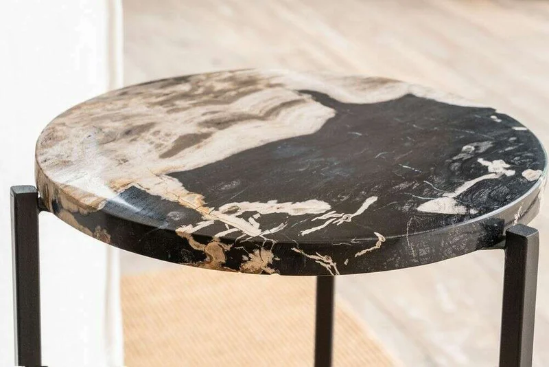 MESA PETRIFICADA BLACK en Negro - Mesas de living, Uruguay | La Iberica, vista 9