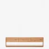 Mueble TV Alguema 3 cajones en chapa de roble con acabado natural 200 x 50 cm en Madera natural - Muebles para TV, Uruguay | Kavehome, vista 7 de 9