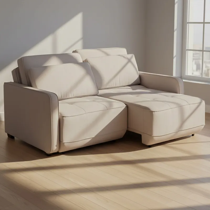 Sofa Cama Tela Gris Tivoli en Gris - Sillones y sofás, Uruguay | Divino
