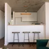 Lámpara Colgante Rectangular Pequeña Castaño - Lámparas colgantes, Uruguay | Berna home, vista 3 de 3