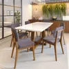 Mesa de Comedor Wood - Línea Nevada en Multicolor - Mesas de comedor, Uruguay | Ecowood, vista 3 de 5