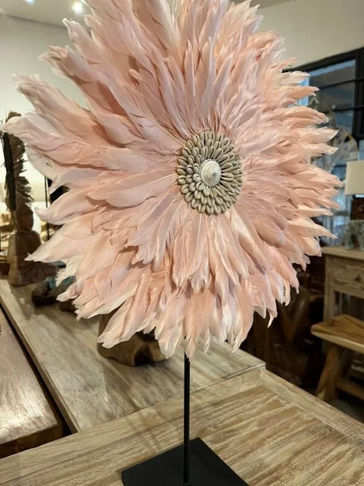 Decoración circulo plumas rosa en Rosa - Decoración, Uruguay | Balihai