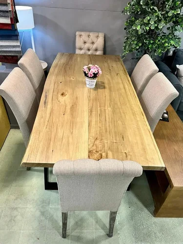 Juego Comedor Industrial 180x90 6 Sillas Vestir Ozark A Eleccion en Multicolor - Mesas de comedor, Uruguay | Ozark Home, vista 5