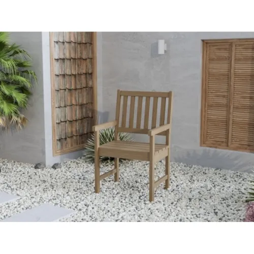 Banco Madera 1 Lugar Vegas en Madera natural - Muebles para el exterior, Uruguay | Albanés