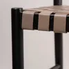 Banqueta en Acacia y Cuero en Negro - Butacas, banquetas y puffs, Uruguay | Entrecasa, vista 4 de 8
