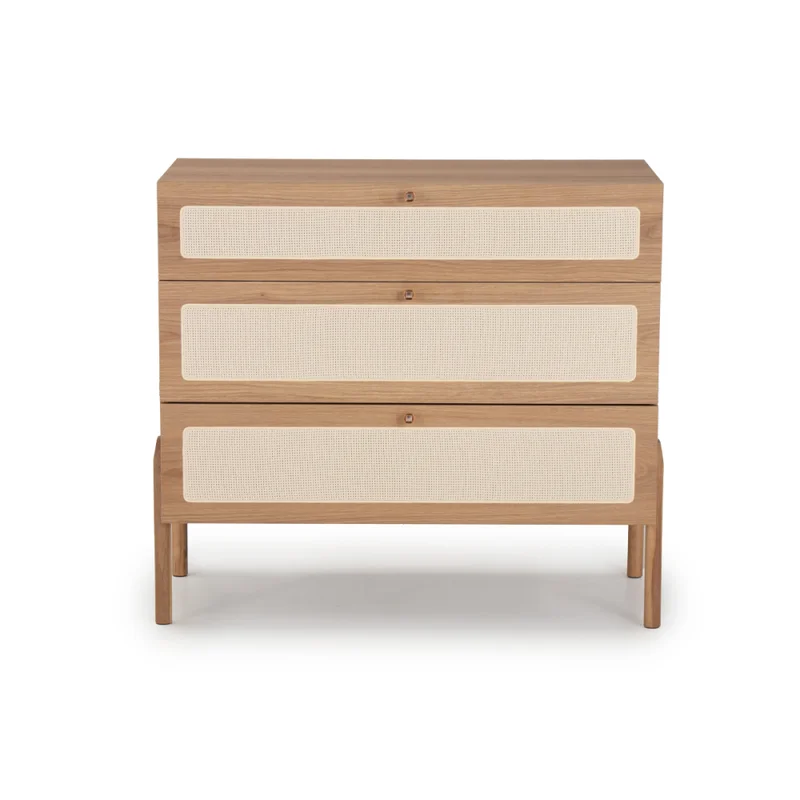 Comoda Oslo - Natural con tejido en Marrón - Cómodas, Uruguay | Nyr, vista 5
