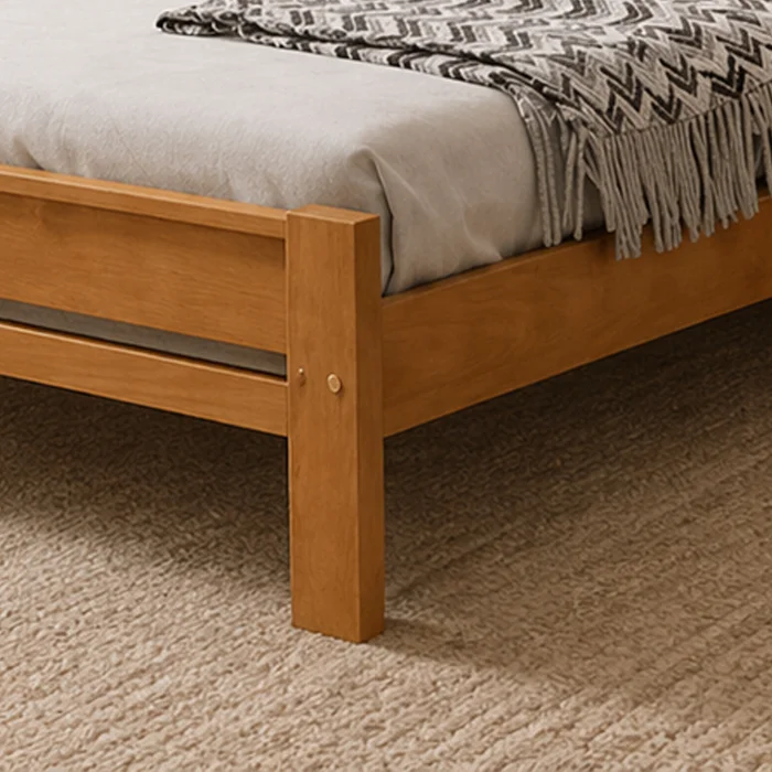 Cama 2 Plazas Madera Maciza Excelente Terminacion en Madera natural - Muebles, Uruguay | Soy Hogar, vista 8