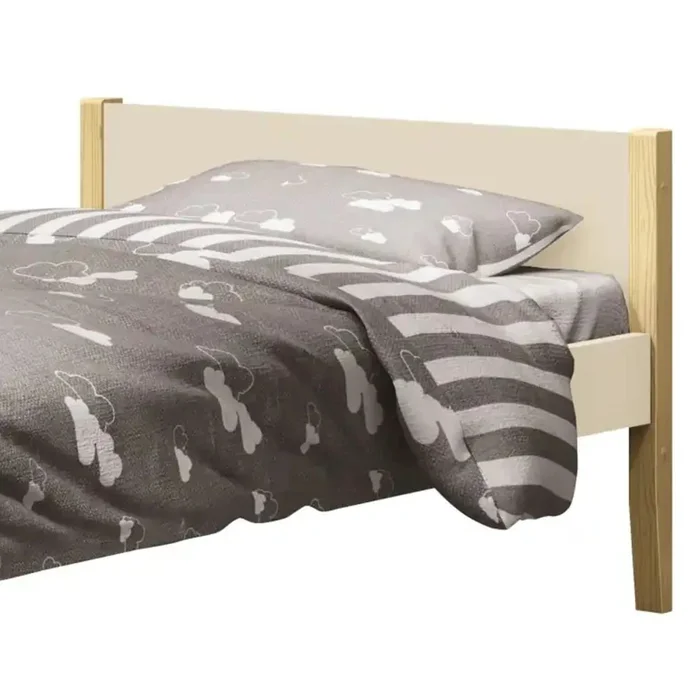 Cama 1 Plaza - Simba - Arena/Natural - Dormitorio, Uruguay | Ecowood, vista 4