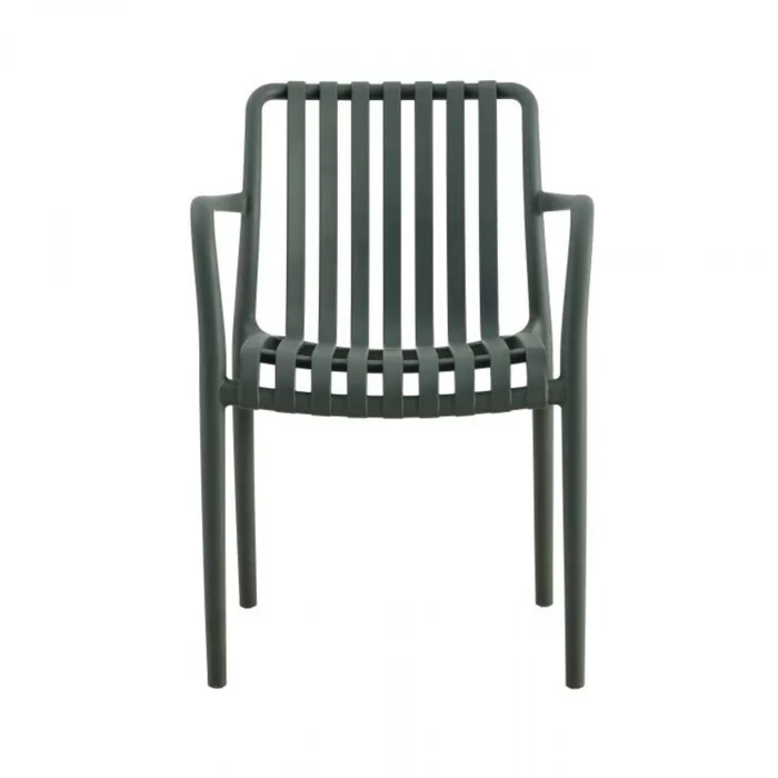 Silla de Exterior Atenas - Gris en Gris - Muebles para el exterior, Uruguay | Rústico Hogar, vista 3