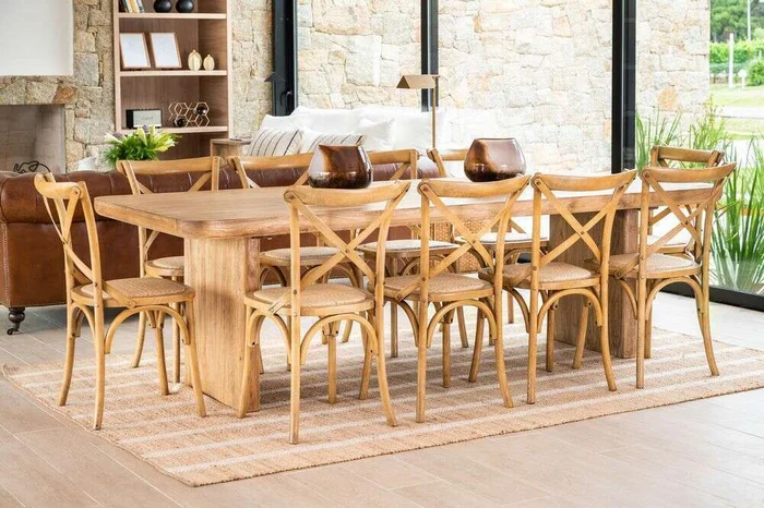 MESA COMEDOR ATHENA - 2.50 X 1.00 MTS en Madera natural - Mesas de comedor, Uruguay | La Iberica, vista 5